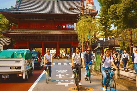 Tokyo: 3-timers sykkel / E-sykkel tur av byens skjulte edelstener