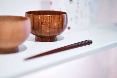 Kyoto Urushi lakk fabrikk tur og Chopstick gjør opplevelse