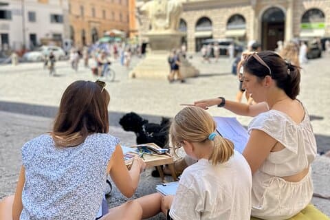 Privat familie Scavenger jagt og kunst lab tur – Rom Landemærker