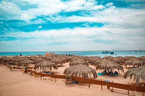 Hurghada Hula Hula Island Snorkel eventyr med buffet frokost