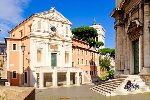 Tour della prigione e delle catacombe di Mamertine con minivan e tour Leader
