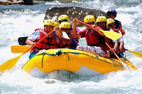 Adventure Rafting Experience Ending at Vilcanota River Campsite