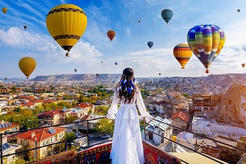 Vuelo en globo aerostático en Capadocia