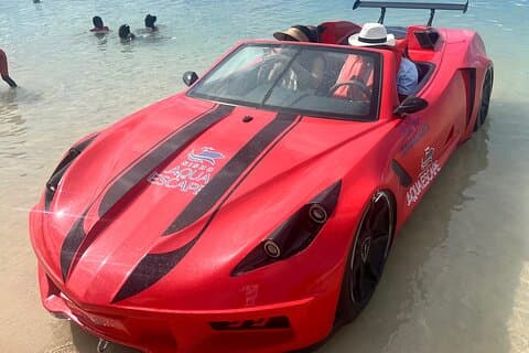 Jet Car, Parasailing, Jet Ski Adventure com compras Montego Bay