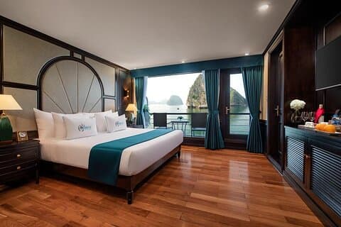 HaLong Bay - Lan Ha Bay met 5-sterren Cruise & Balkon Cabin