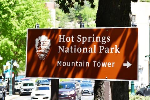 Hot Springs NP Selvguidet kjøre- og fottur med lyd
