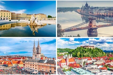 Hoteller i nærheden af Vienna Ljubljana Zagreb Budapest Multi Day Tour