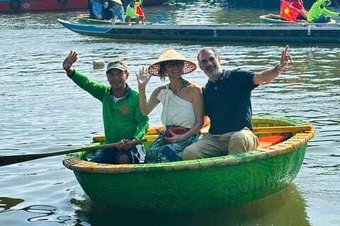 Amazing Marble Mountain- Basket Boat Ride-Hoi An city- UNESSCO Site-Night Market