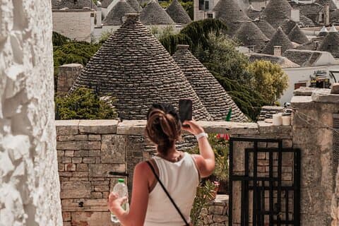 Geführte Tour durch Alberobello mit Transfer von Polignano a Mare