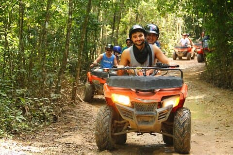 ATV Adventure, Zipline och Cenote Simtur från Cancun