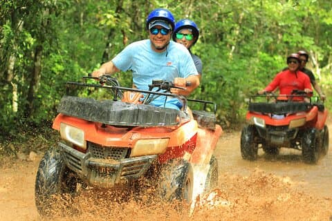 VTT Maya avec Cenote et tyrolienne de Tulum