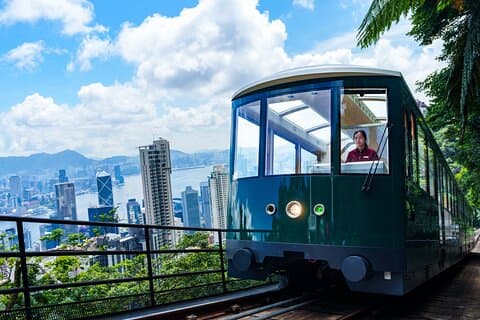 香港ピークトラムとスカイテラス428チケット(オプション)