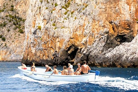 PRIVATE boat excursion with typical Cilento Gozzo