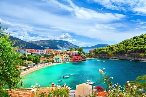 Voyage sur l'île de Céphalonie avec croisière et déjeuner à Fiscardo