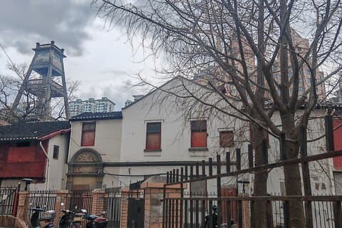 Byvandring af tidligere murede gamle Shanghai