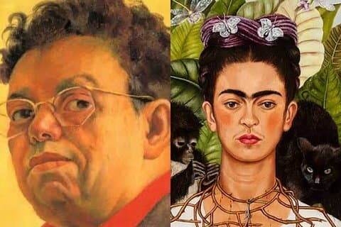 Eingang zum Frida Kahlo und Diego Rivera Anahuacalli Museum in Mexiko-Stadt