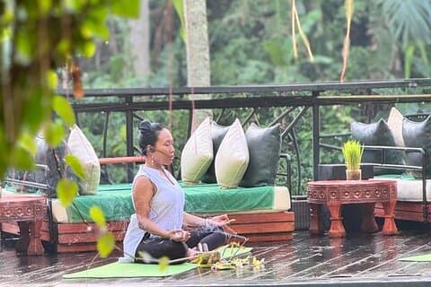 Sunrise Yoga and Waterfall Blessing