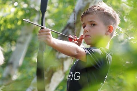 3D archery in the course