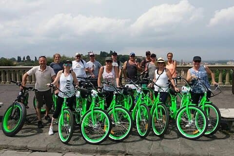 Florence : E-biketour met gids naar Piazzale Michelangelo