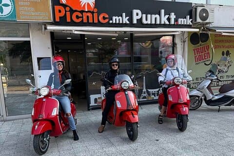 Explore Macedonia with Vespa Scooter