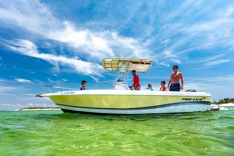 2 uur Shell Island Power Boat Tour