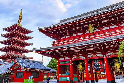 Tokyo 6hr Private Walking Tour with French Speaking Guide Only