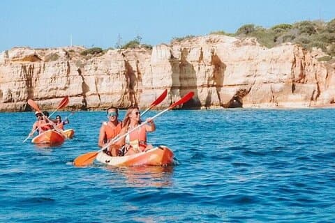 Fra Albufeira : Kayaking i Albufeira eller Benagil w / hotel Pick Up