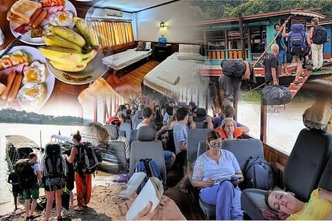 From Chiang Rai 3 Days 2 Nights Slow Boat to Luang Prabang,Lao