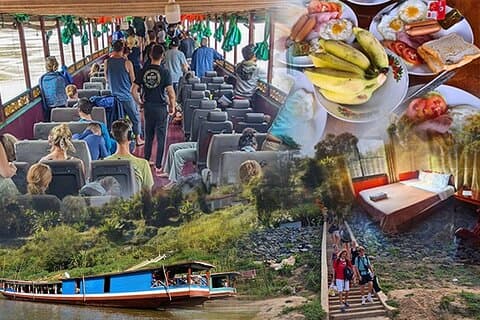 Chiang Mai: 3 Giorni 2 Notti Slow Boat Transfer a Luang Prabang