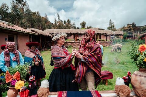 Private Traditional Andean Wedding Ceremony in the Sacred Valley