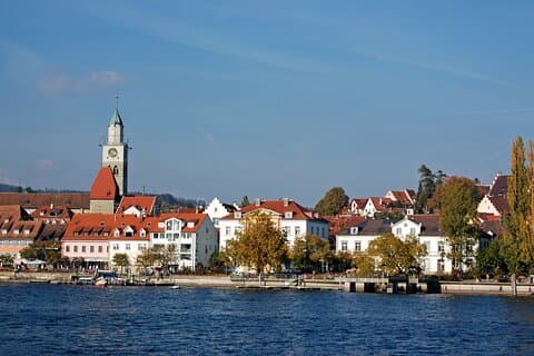 Visita pública à cidade de Überlingen com prova de vinhos