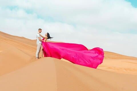 Dubai woestijnsafari & buggy tour & vliegende jurk gratis
