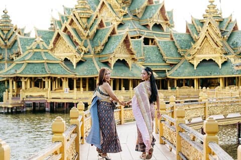 Privétour door de oude stad en het Erawan Museum vanuit Bangkok