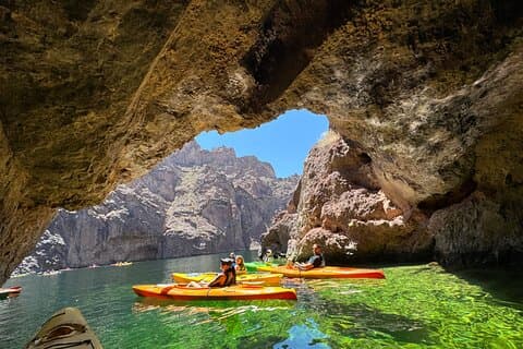 Emerald Cave Self-Guided Kayak Tour in Black Canyon