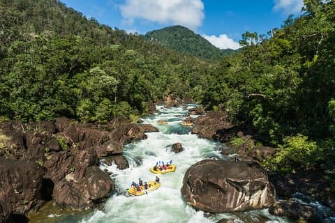 Rafting de dia inteiro no Tully River: Cairns, Mission Beach ou Self-Drive