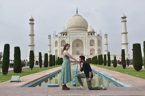 Taj Mahal Skip-the-line guidad tur med valfria tillägg