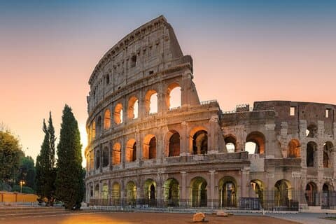 Rome at Sunset: Colosseum with Arena & Trevi Fountain Group Tour