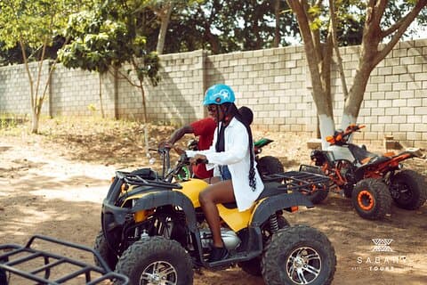 Atv and Waterfall Adventure with Lunch through Aburi