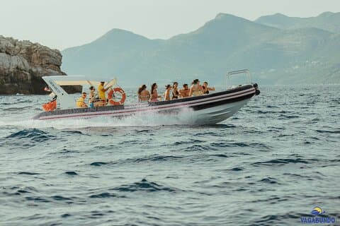 8 timmars privat havssafari Motorbåt Dubrovnik