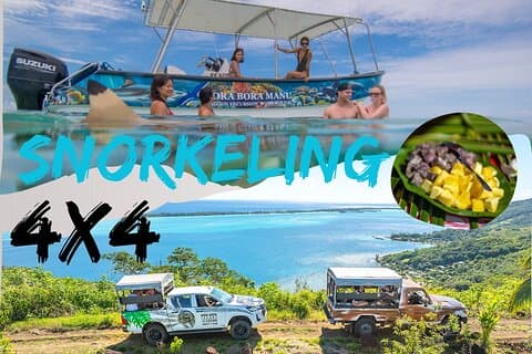 Französisch-Polynesien Schnorcheln und 4X4 Abenteuertour mit Buffet