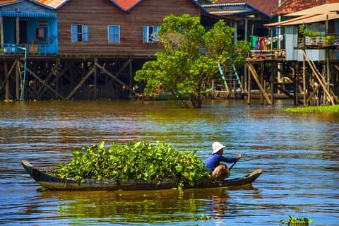 Excursão privada a Siem Reap Tonle Sap Lake and Floating Village