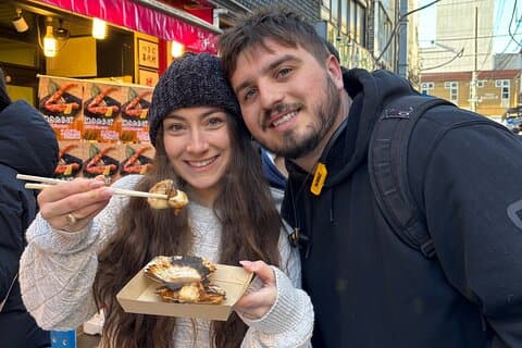 Tsukiji fiskemarked privat mat tur i Tokyo