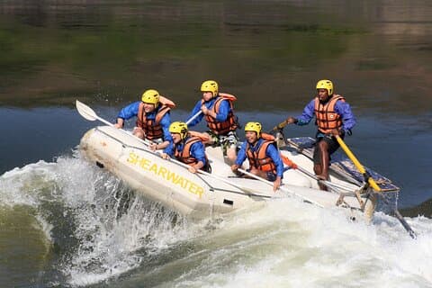 White Water rafting in Victoria Falls