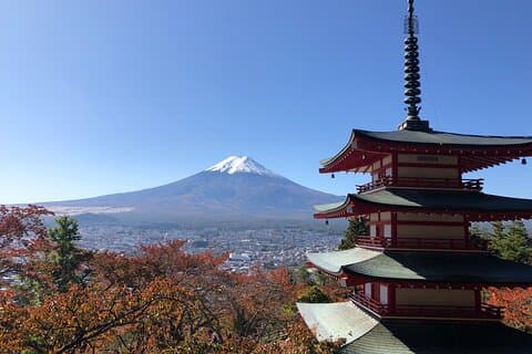 Mount Fuji panoramautsikt och shopping dagstur från Shinjuku