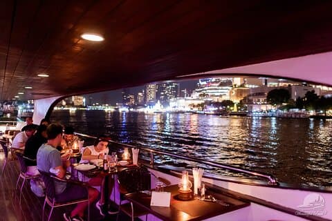 Luxurious Bangkok Grand Pearl Dinner Cruise with Private Transfer