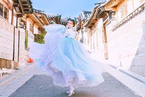 Sesión de fotos de Hanbok por Hanboknam Seoul