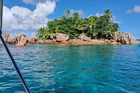 Halvdags Snorkling Syster, Coco och Felicite Islands från Praslin