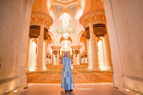 Tour serale di Abu Dhabi con la Moschea dello Sceicco Zayed