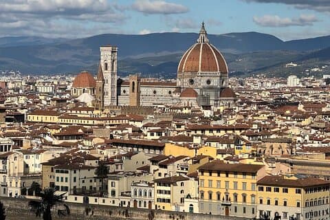 Panier Golf Tour à Florence Panoramique : Nourriture et Dégustation