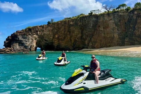 2 Hours Private Jet Ski Tour in Saint Martin with free passenger